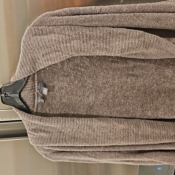 💕BAREFOOT DREAMS💕 CozyChic Lite Circle Cardigan ~ Mineral Gray Medium NWOT - Picture 10 of 15